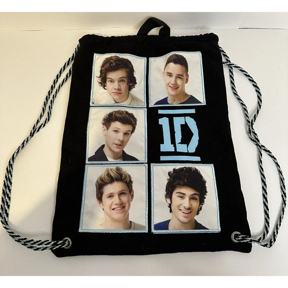 One Direction 1D Drawstring Backpack RARE 2014 16